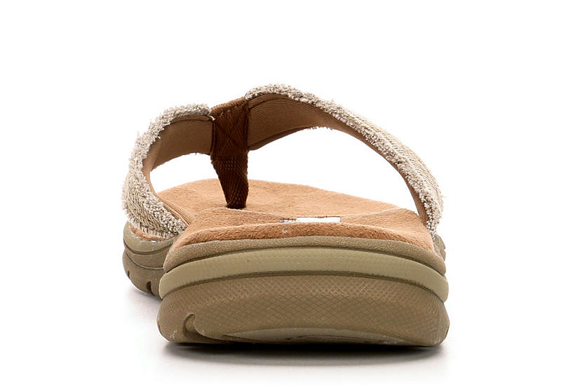 Tan Mens Bosnia Flip Flop Sandal | Skechers | Rack Room Shoes