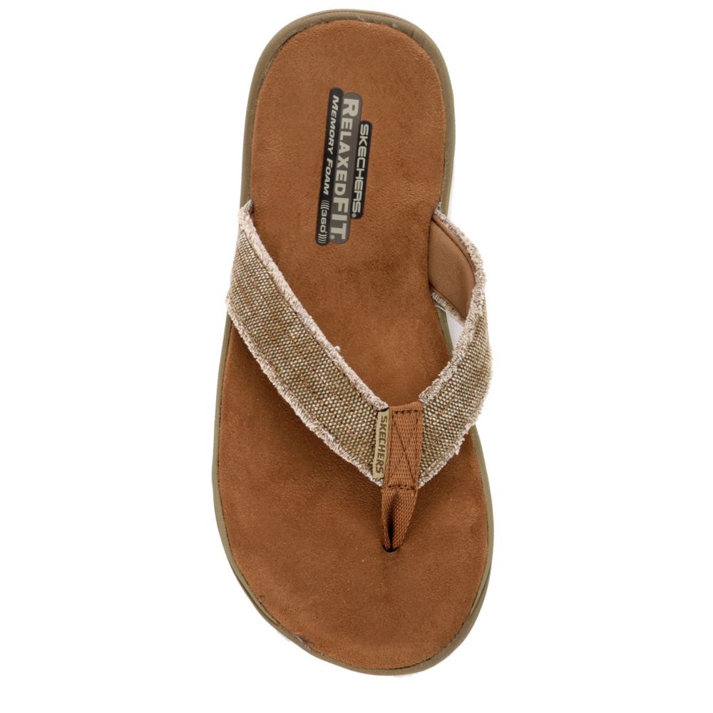 skechers relaxed fit bosnia men's sandals