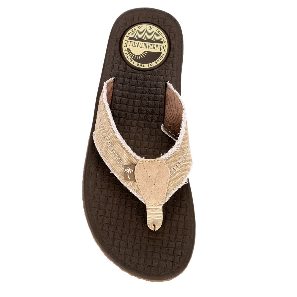 Tan Mens Rag Time Flip Flop Sandal Margaritaville Rack Room Shoes