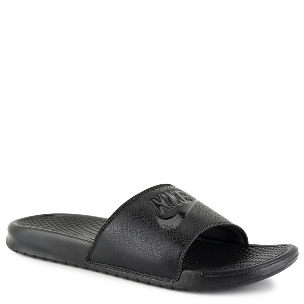 nike just do it slides black