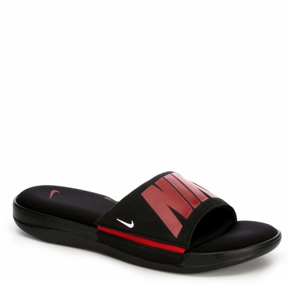 Black Nike Mens Ultra Comfort 3 Slides Rack Room Shoes