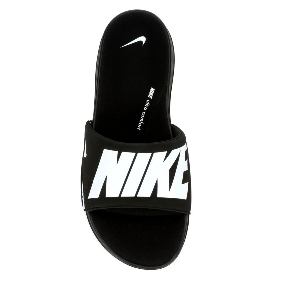 Black Nike Mens Ultra Comfort 3 Slides Rack Room Shoes