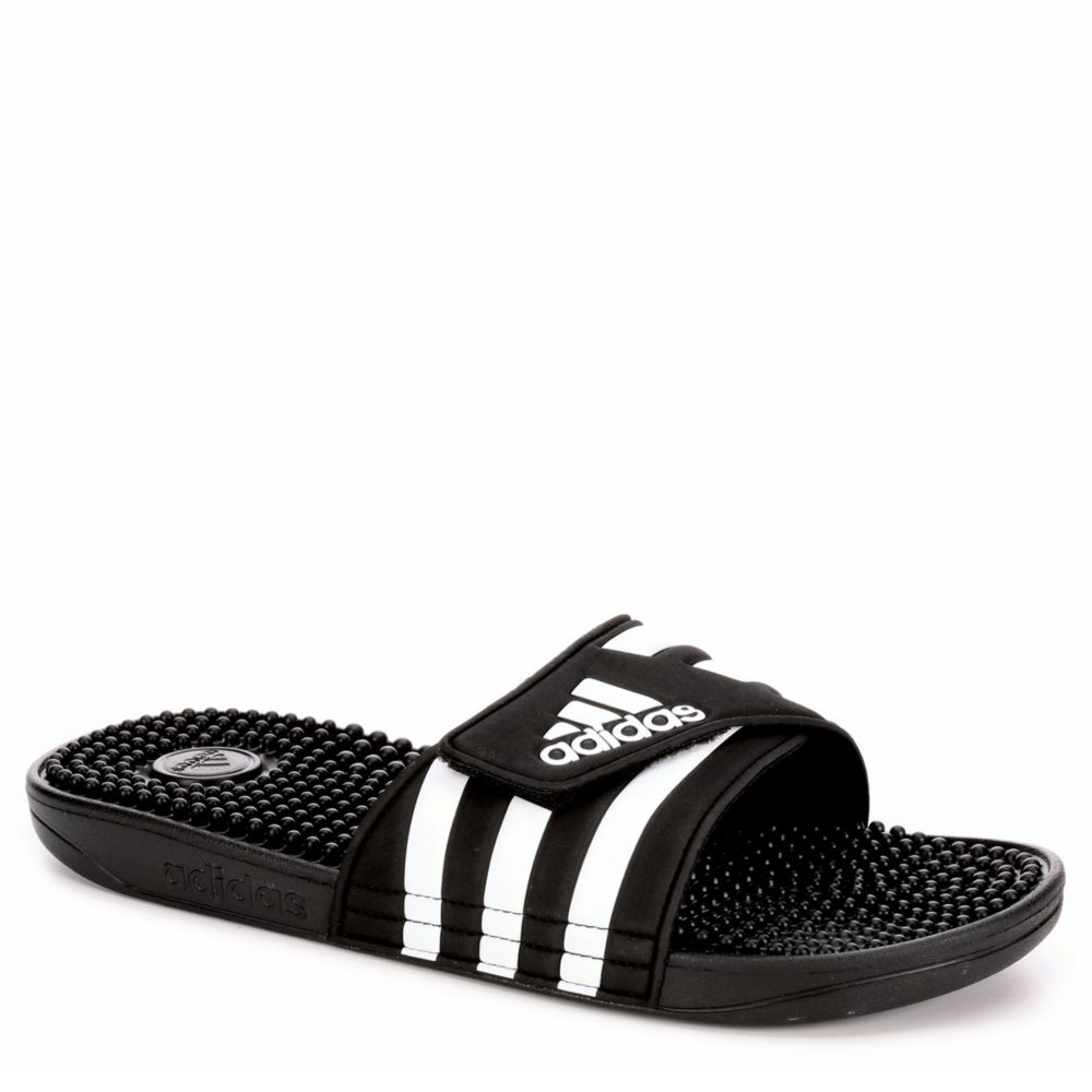 Black & White Adidas Men's Slides | Rack Room Shoes | Room Shoes