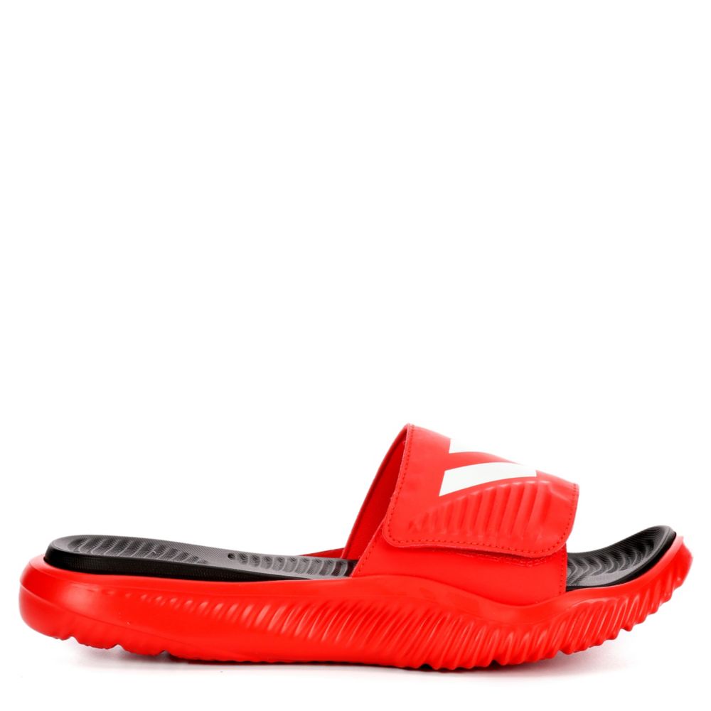 adidas alphabounce red slides