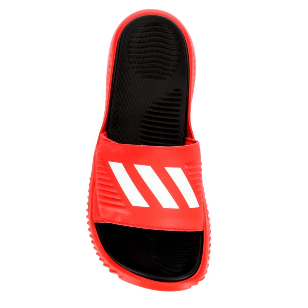 adidas alphabounce red slides