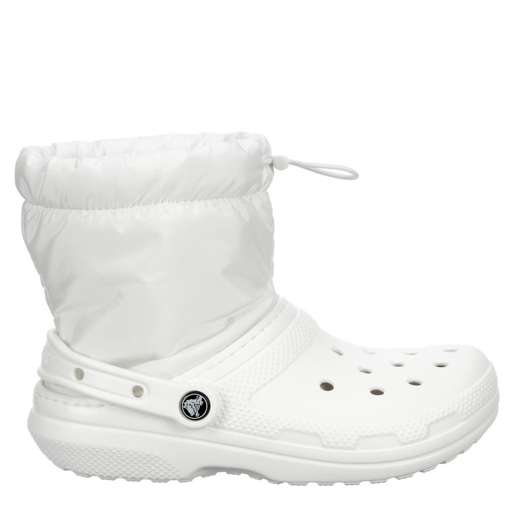 White Crocs Womens Classic Lined Neo 