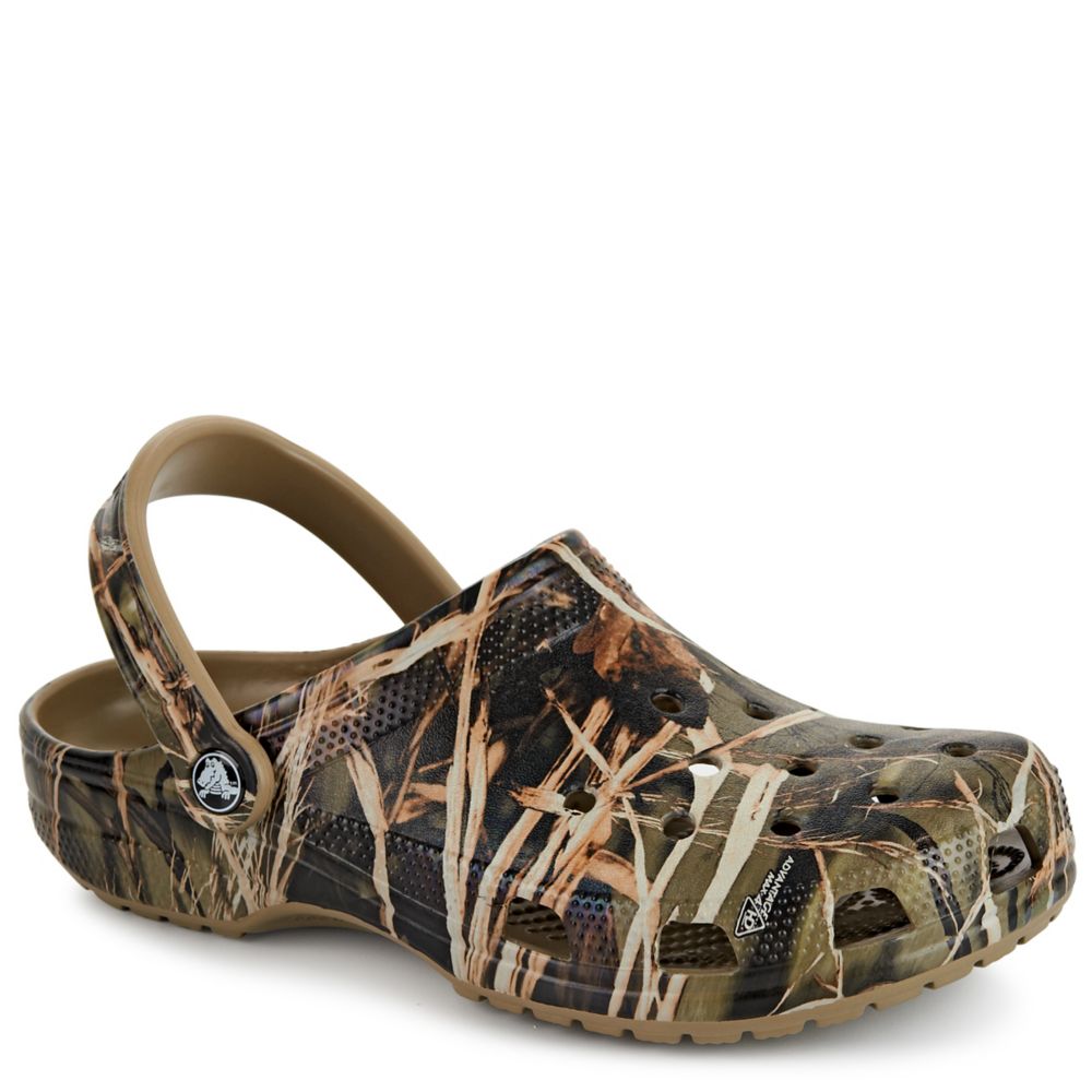 mens camo clogs