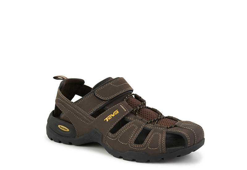 Brown Teva Mens Fore Bay Outdoor Sandal | Sandals Rack Room Shoes