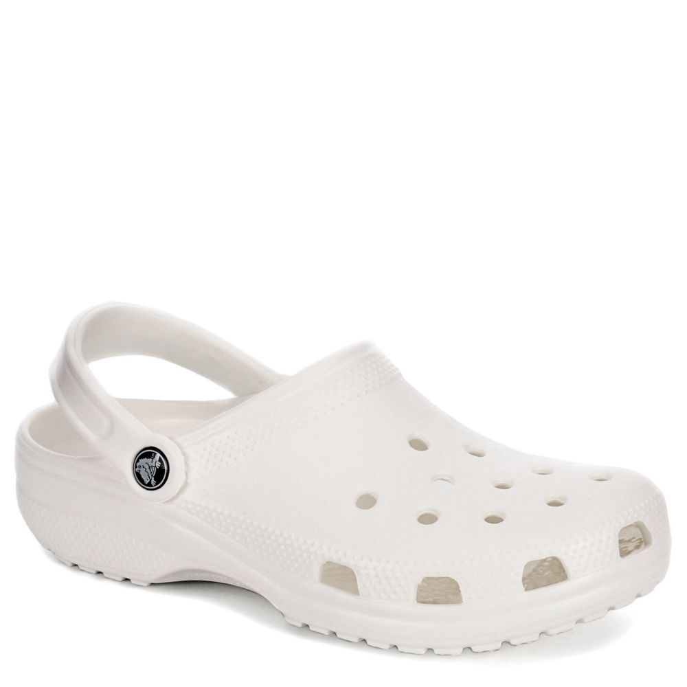 White Crocs Mens Classic Clog | Sandals 