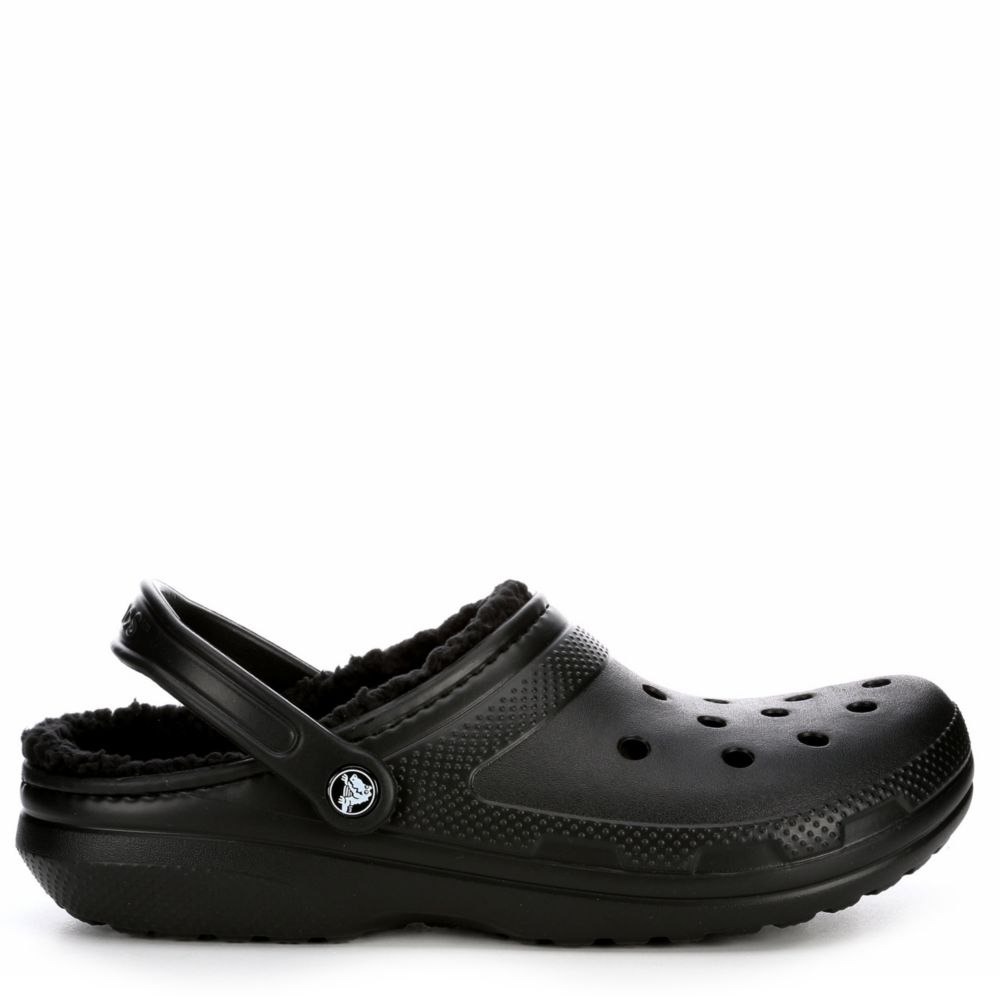 mens lined crocs size 12