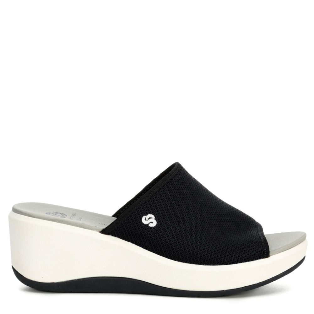 Black Clarks Womens Step Cali Bay | Sandals | Rack Room Shoes