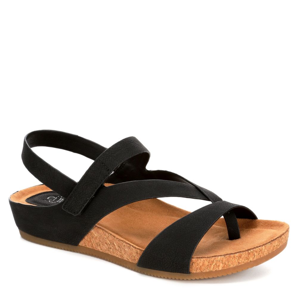 Eurosoft black sandals new arrivals