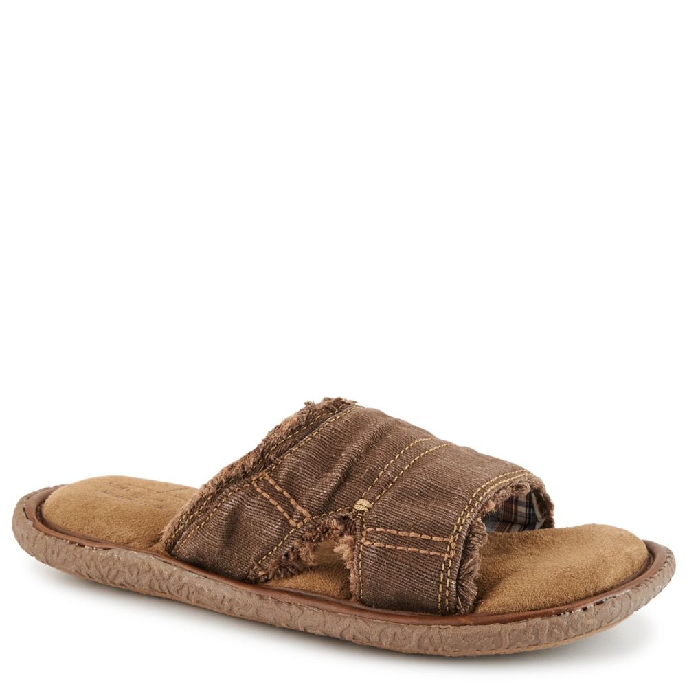 Brown Mens Fraid Slide 4 | Sandals | Rack Room Shoes