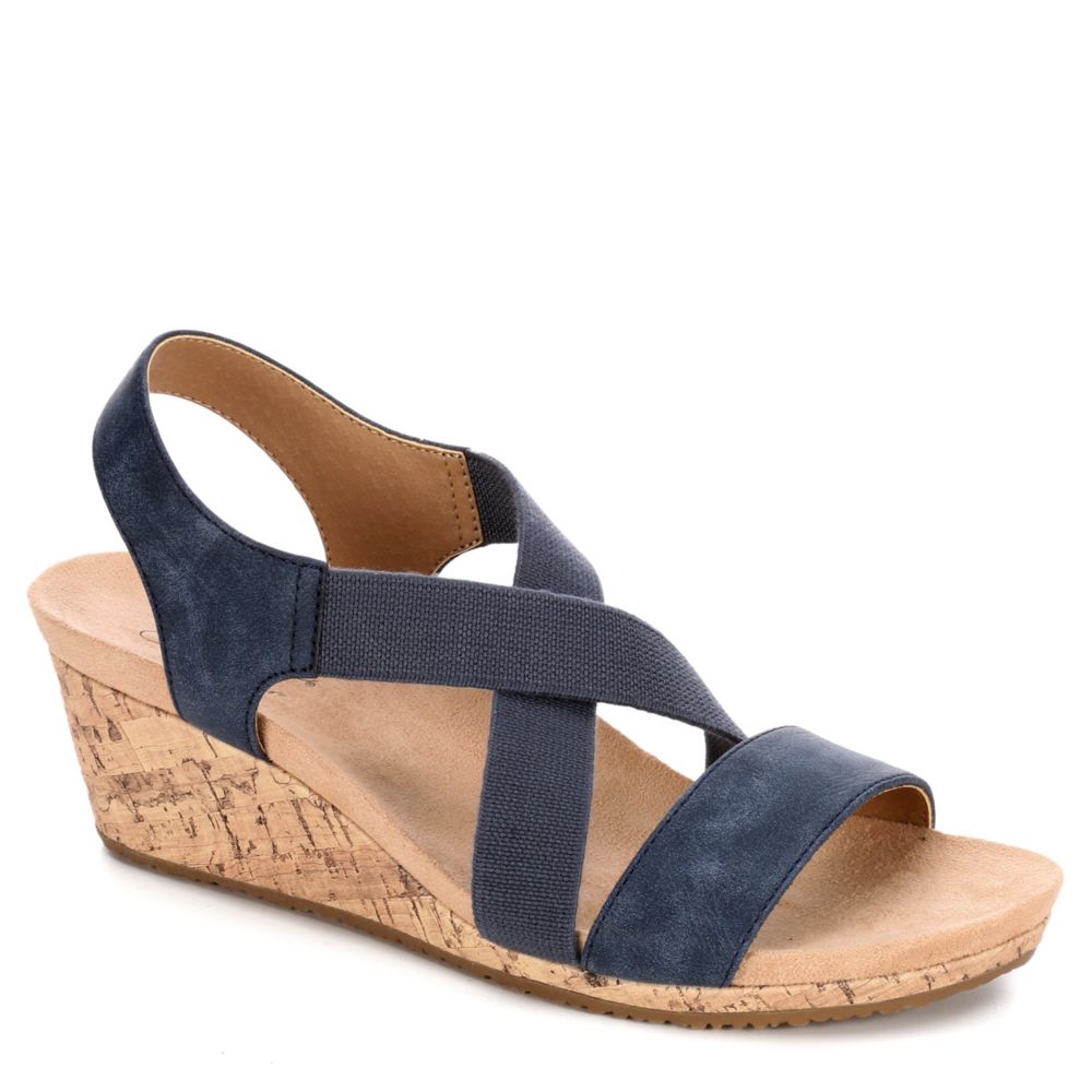 lifestride women's mexico wedge sandal