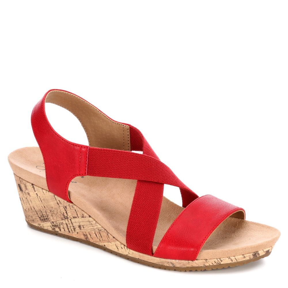 lifestride red sandals