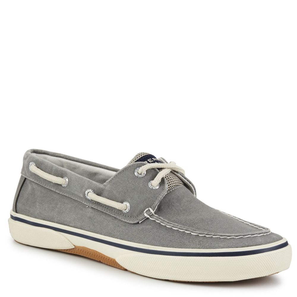 sperry gray slip on