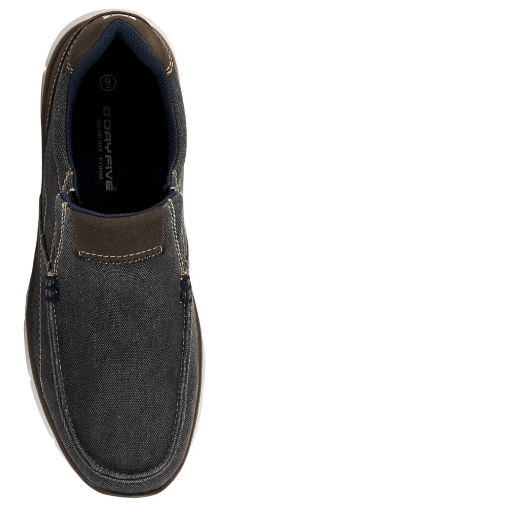 dark grey slip on shoes