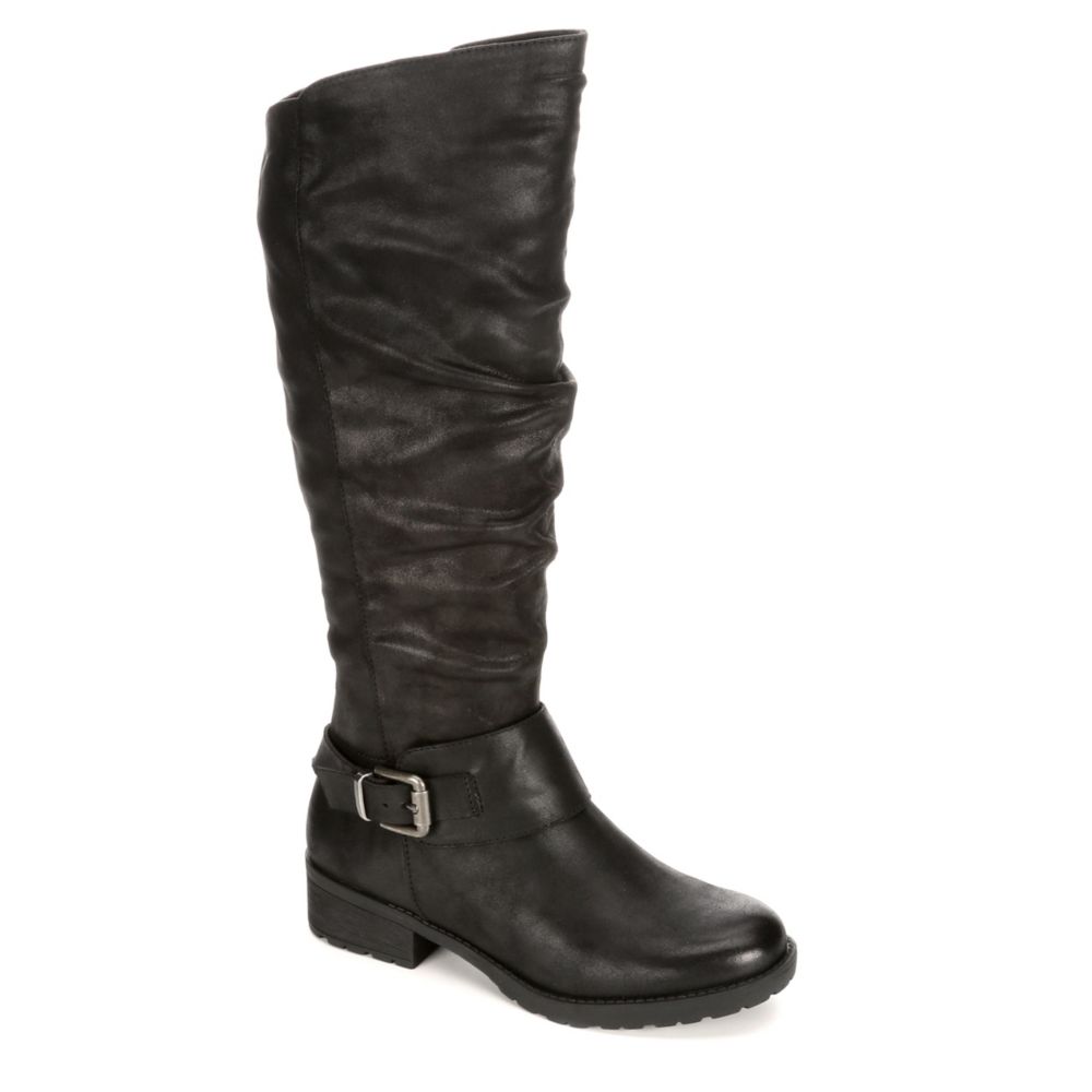 tall black boots wide calf