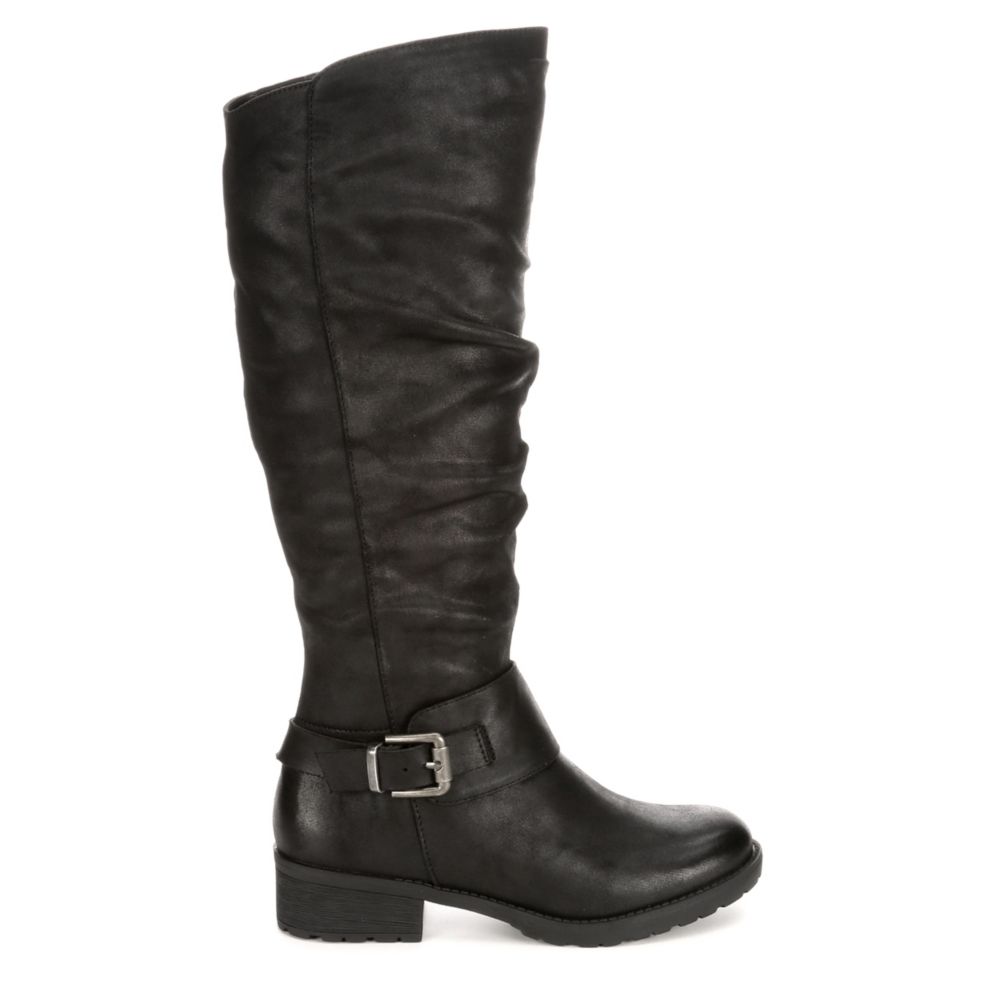 ladies black calf boots