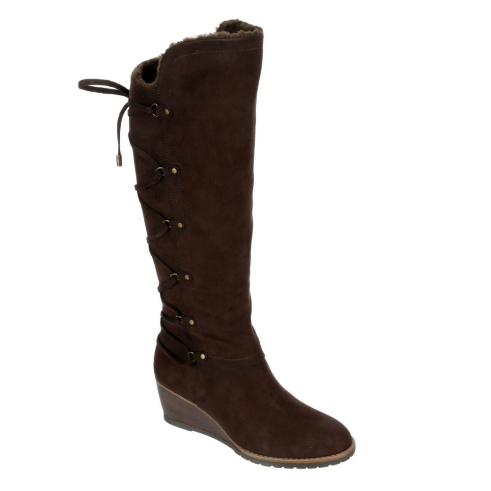 womens tall wedge boots