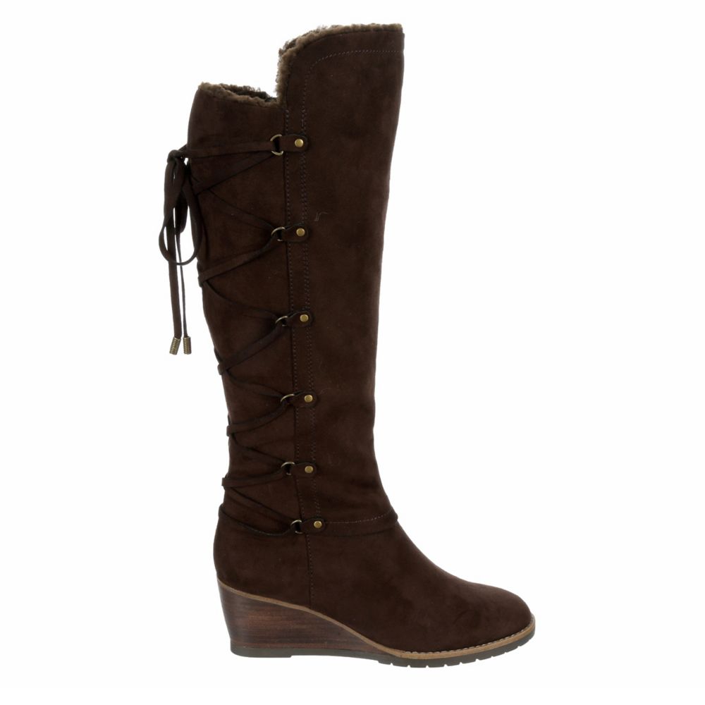 womens tall wedge boots