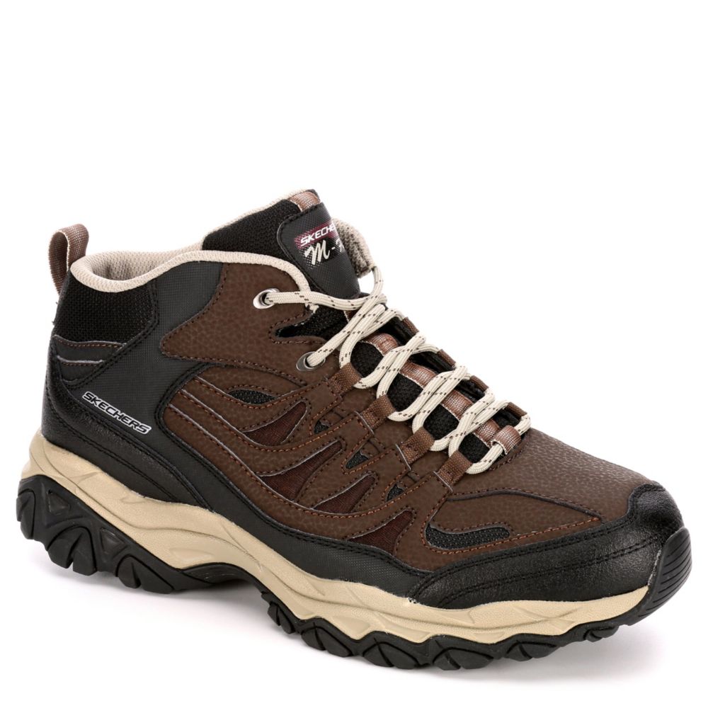 mens brown skechers shoes