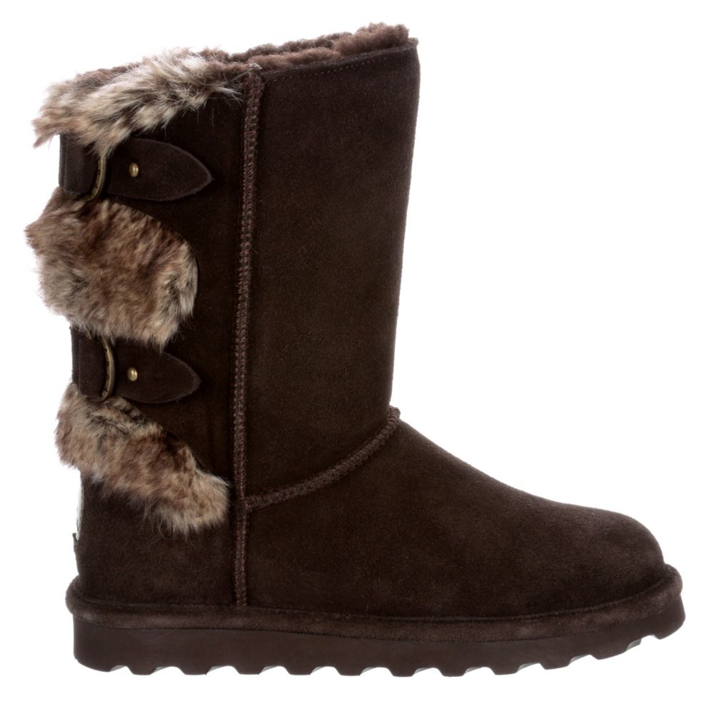 bearpaw women's fur boots