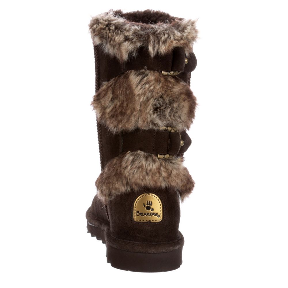 bear fur boots