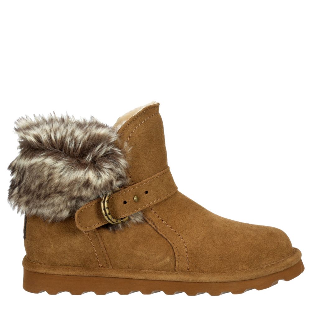 bearpaw women's fur boots