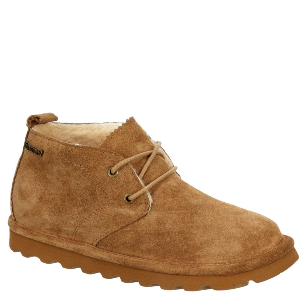 Tan Womens Skye Lace-up Fur Boot | Boots | Rack Room
