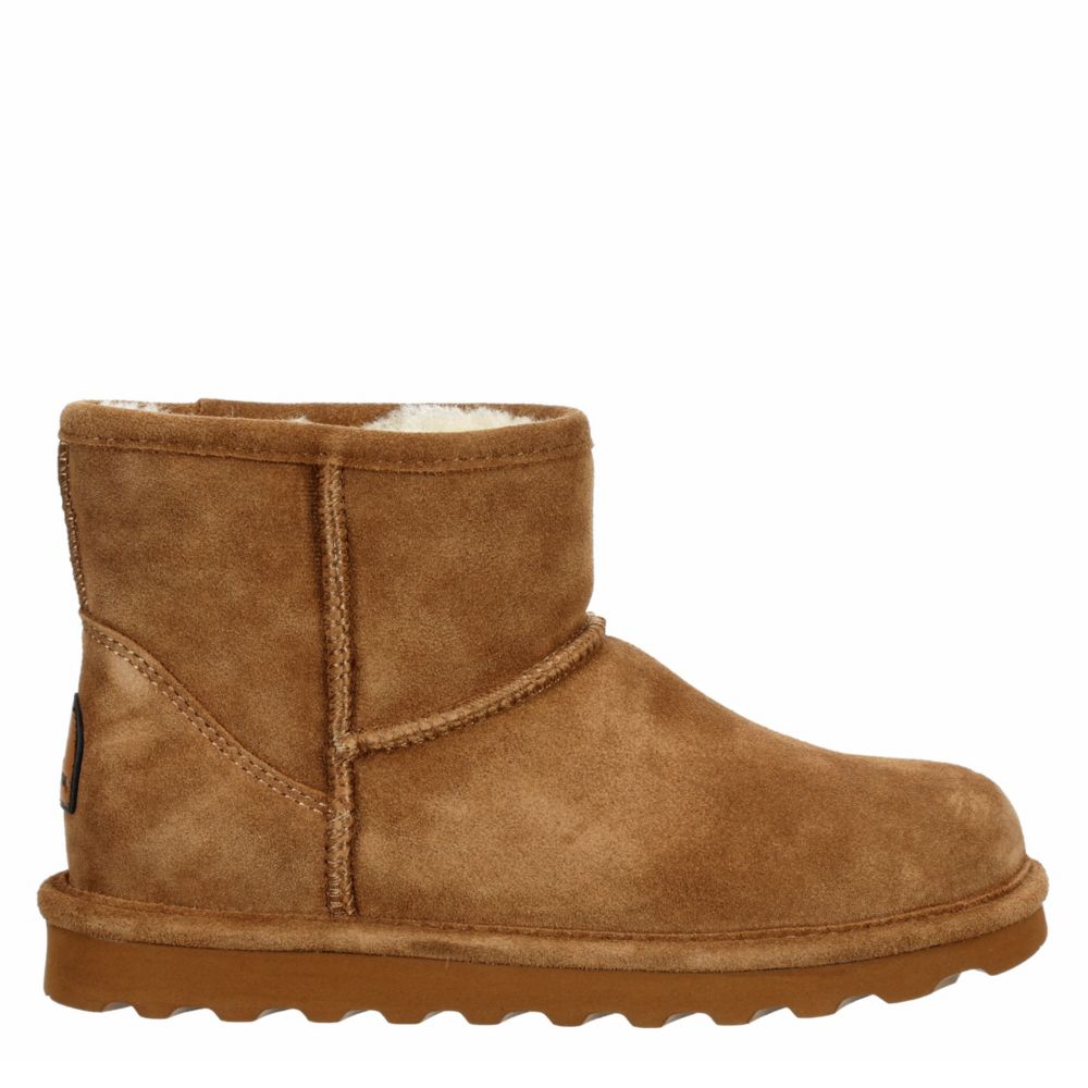 Tan Bearpaw Womens Alyssa Fur Boot | Boots | Room Shoes