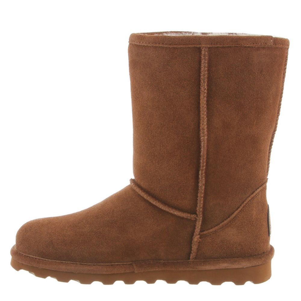 Tan Womens Elle Water Resistant Short Fur Boot | Bearpaw | Rack Room Shoes