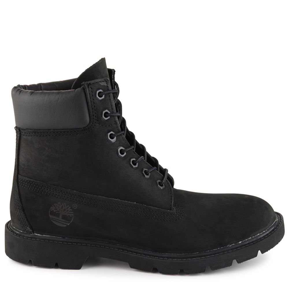 All-Black Waterproof Timberland Padded Collar Men's Boots | Room