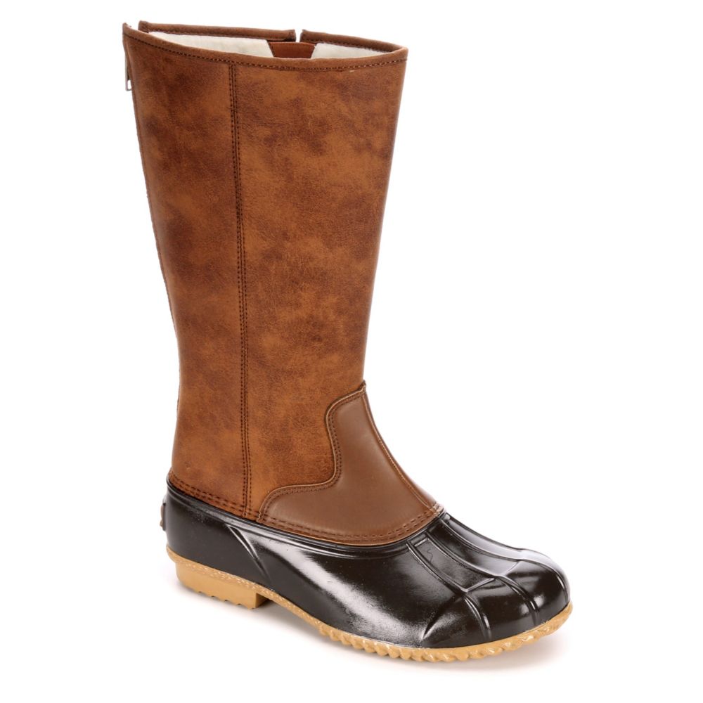 tall duck boots womens