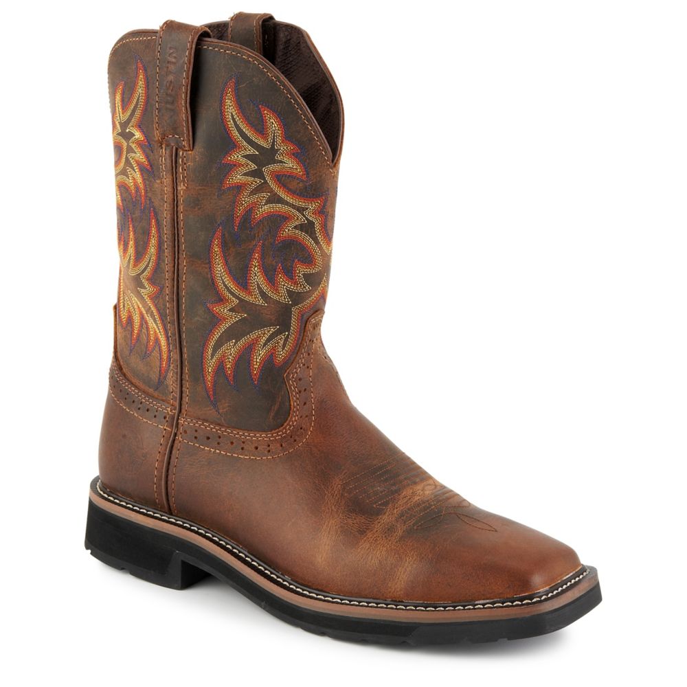 Justin men's driller sales boots