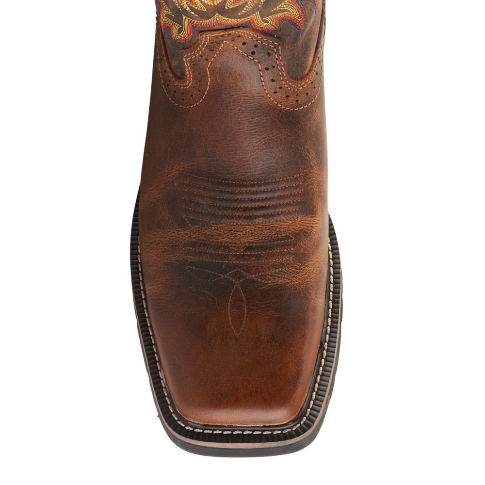 MENS DRILLER WESTERN WORK BOOT