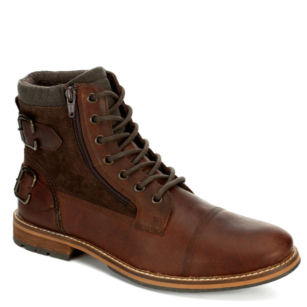 Brown Franco Fortini Mens Dalton Lace-up Boot | Boots | Rack Shoes