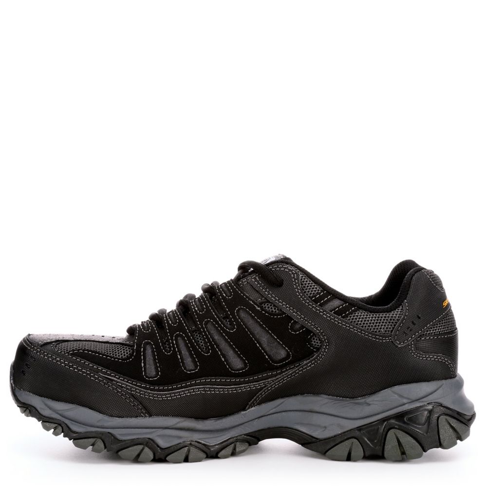 Black Skechers Mens 77055 Toe Work Shoe | Mens | Rack Room Shoes