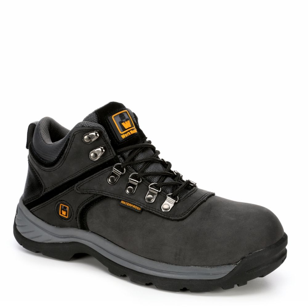 Cheap black 2024 work boots