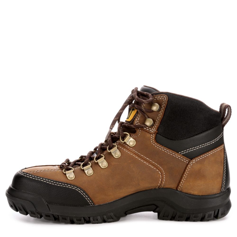 Caterpillar Men's Threshold Rebound Hiker Waterproof Steel Toe Work Boot (P91784) in Bison 12 / M