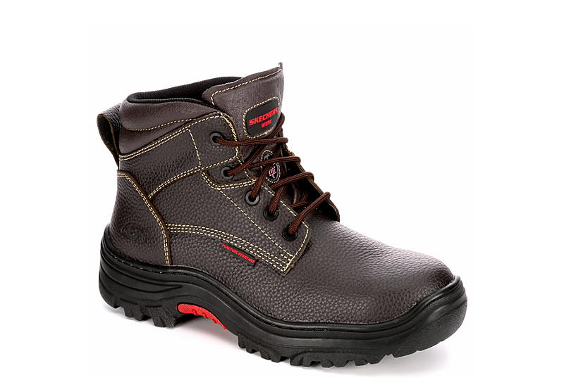 subject Because subtle Brown Skechers Mens Burgin-tarlac Steel Toe Work Boot | Boots | Rack Room  Shoes