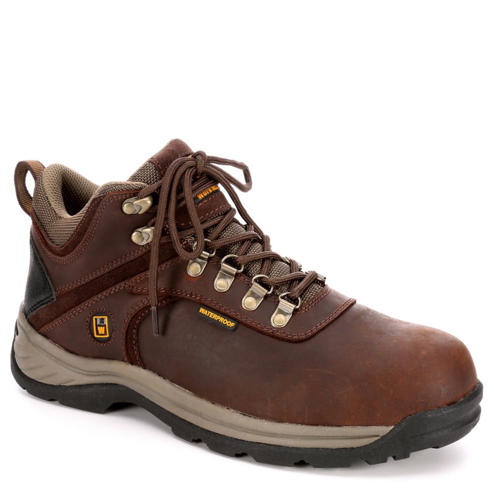 MENS COLORADO STEEL TOE WORK BOOT BROWN