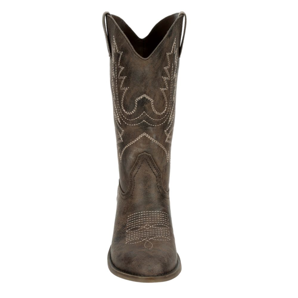 WOMENS TWAIN WESTERN BOOT BROWN