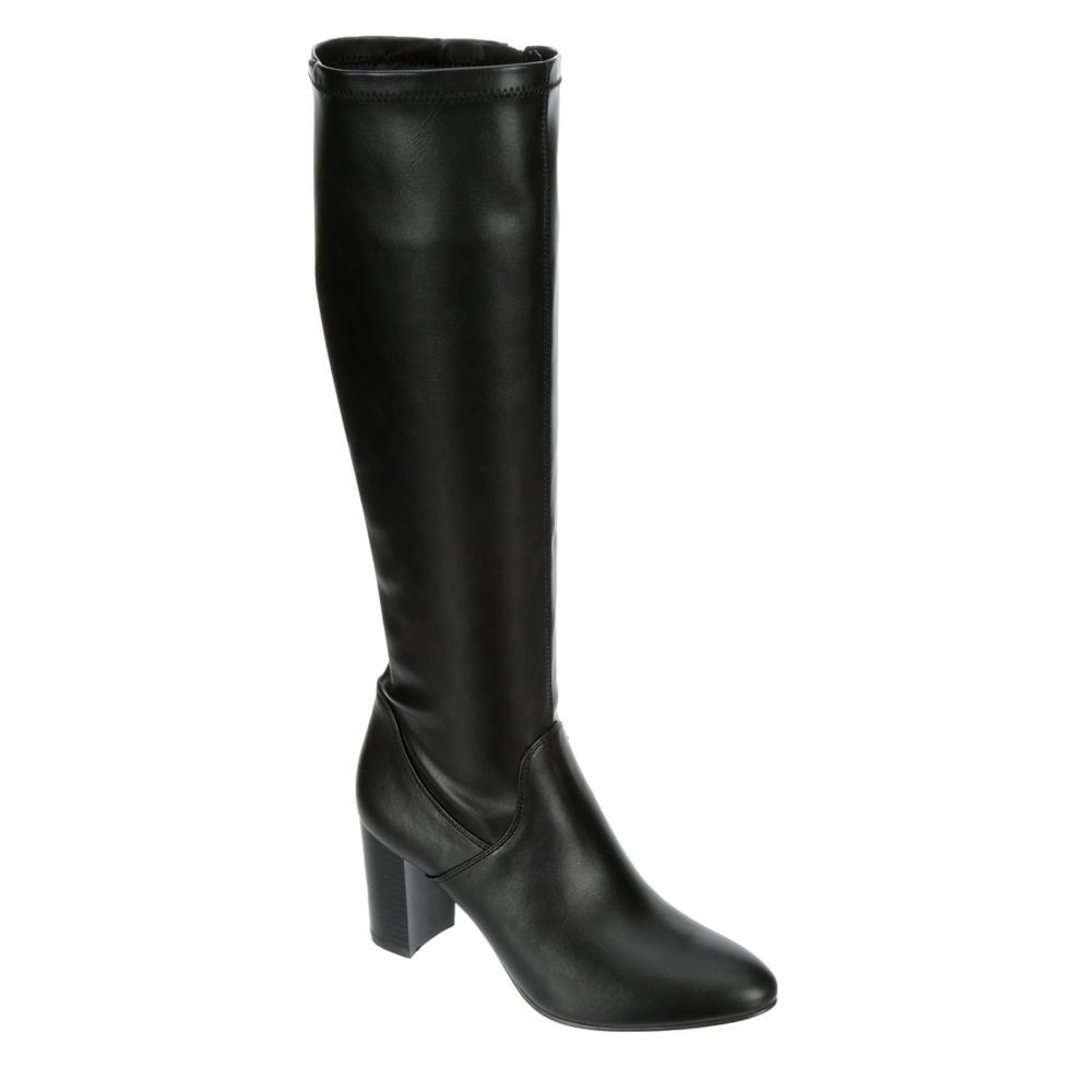 Black Michael By Michael Shannon Womens Shiann Tall Dress Boot | Boots ...