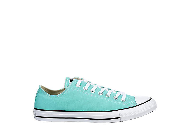 Converse Womens Chuck Taylor All Star Low Top Sneaker - Aqua مري Converse Womens Chuck Taylor All Star Low Top Sneaker - Aqua مري