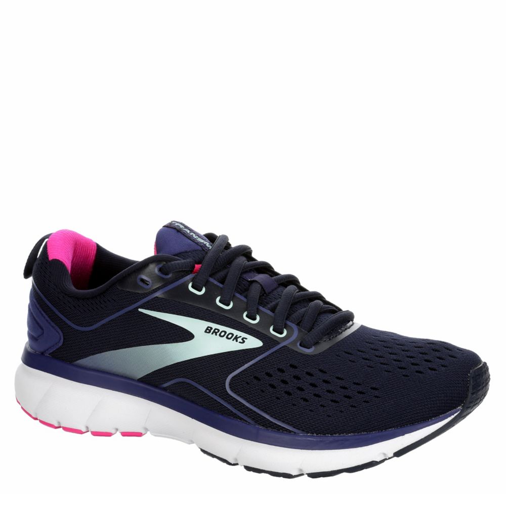 brooks navy blue shoes