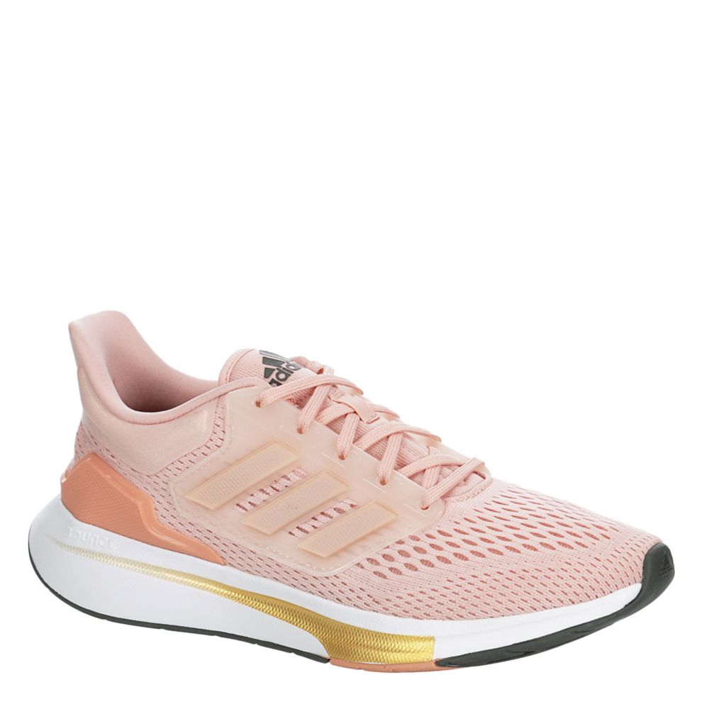 adidas pink and white running shoes