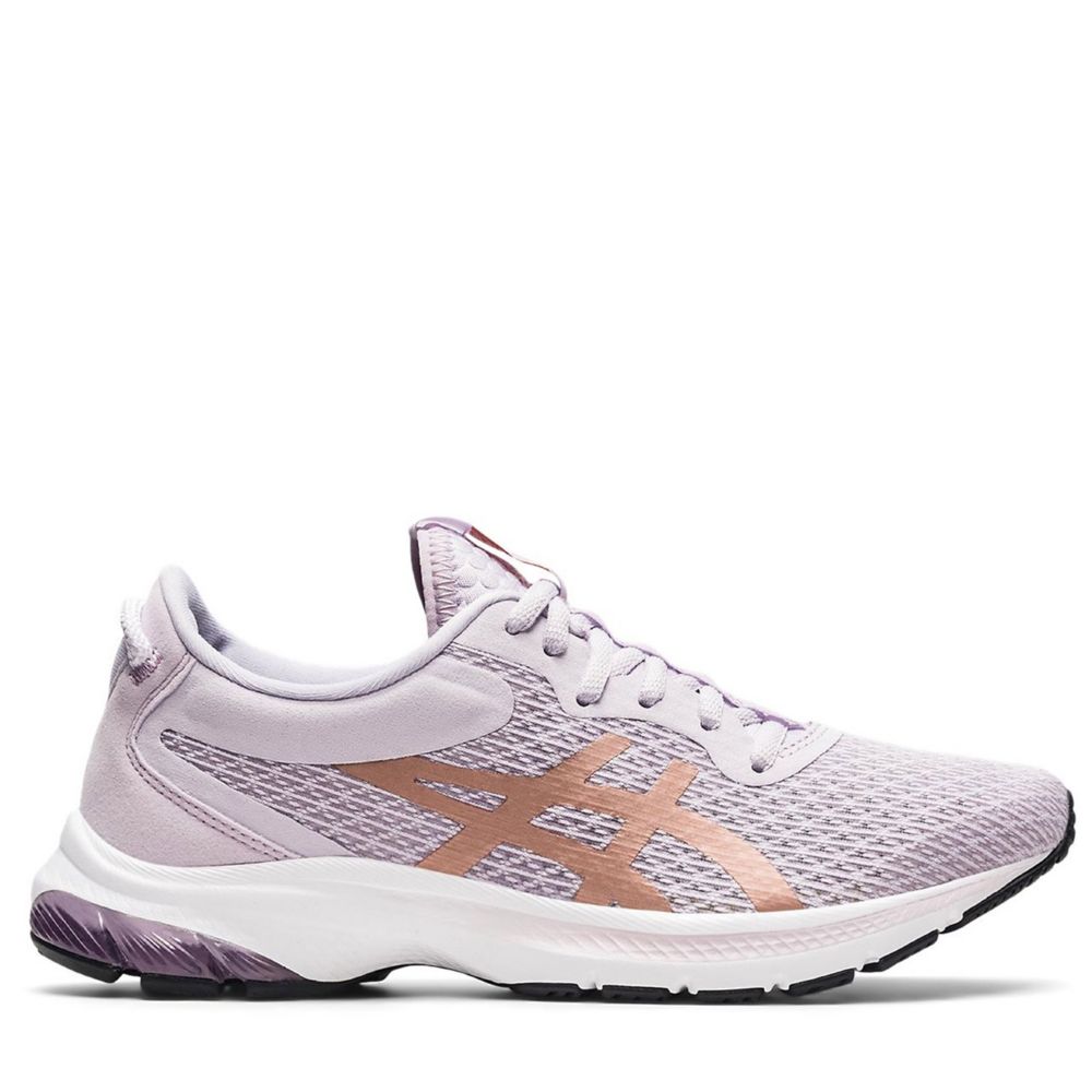 asics womens running shoes purple