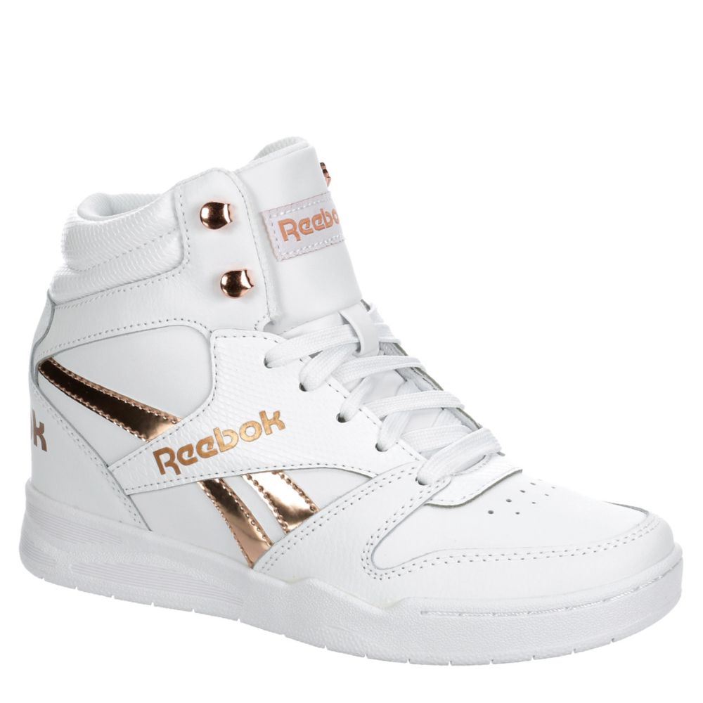 White Reebok Womens Bb4500 Hi Wedge | Athletic | Room Shoes