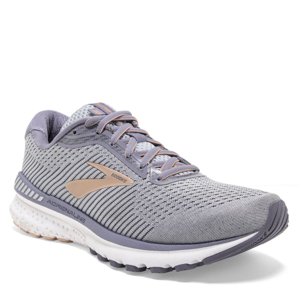 brooks grey running shoes